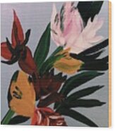 Tropical Bouquet Wood Print