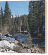 Truckee River Fall 2021 Wood Print