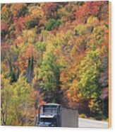 Trucking Though Pinkham Notch 3709 Wood Print