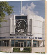 United States Astronaut Hall Of Fame Florida - Vertical Wood Print