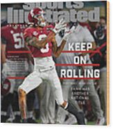 University Of Alabama, 2021 National Championship Commemorative Issue Cover Wood Print