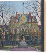 University Of Pennsylvania-college Hall Wood Print