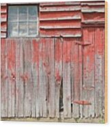 Unwanted Red Barn Wood Print