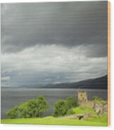 Urquhart Castle And Loch Ness Wood Print
