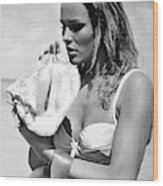 Ursula Andress In Dr. No -1962- United Artists Wood Print