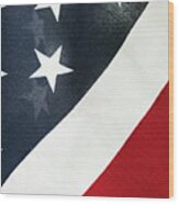 Usa Proud American Flag 7 Wood Print