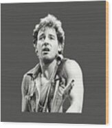 Usa To Bruce Springsteen A National Holiday Wood Print