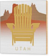Utah Wood Print