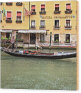 Venice Gondola Wood Print