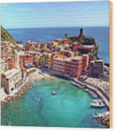 Vernazza - Five Lands - Italy Wood Print