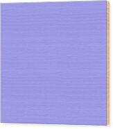 Very Light Peri Blue Gray Purple Wood Print