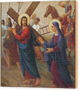 Via Dolorosa - The Way Of The Cross - 4 Wood Print