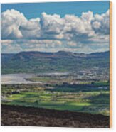 View Of Dartry Mountains From Knocknarea Ireland Wood Print