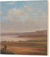 View Of Lake Pepin Minnesota Wood Print