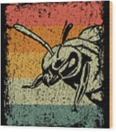 Vintage Bee Wasp Gift Wood Print