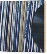 Vinyl Records Collection Wood Print