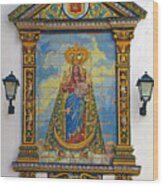 Virgen De La Oliva Wood Print