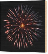 Virginia City Fireworks 17 Wood Print