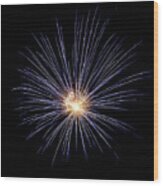 Virginia City Fireworks 21 Wood Print