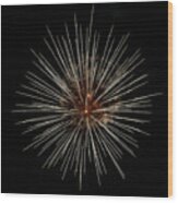 Virginia City Fireworks 29 Wood Print