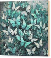 Visions Of Butterflies Wood Print