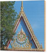 Wat Bung Temple Gate Dthnr0221 Wood Print