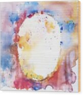 Watercolor Paint Color Art Abstract Art Painting Wood Print