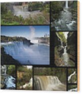 Waterfalls Of Western New York Wood Print
