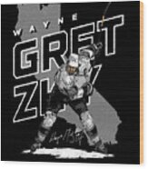 Wayne Gretzky Player Map Beach Towel