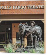 Wells Fargo Theater Wood Print