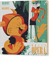 ''what's Opera Doc?'', 1957 Wood Print