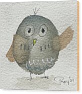 Whimsy Owl 1 Wood Print