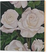 White Rose Tower Wood Print
