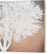 White Tree Design 201 Wood Print