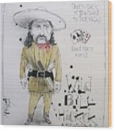 Wild Bill Hickok Wood Print