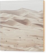 Wild Sand Dunes - Desert Linen Wood Print