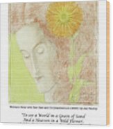 William Blake Quote - Jan Toorop Wood Print