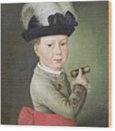 William George Frederick, Prince Of Orange-nassau, As A Child Wood Print