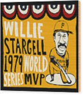 Willie Stargell Pittsburgh Pirates Wood Print