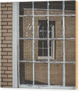 Window In Window - Sandy Hook, Nj Wood Print