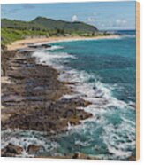 Windward Coast O'ahu Wood Print