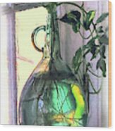 Reflections In A Bottle Wood Print