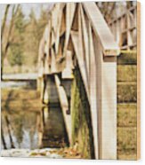 Wooden Bridge Wood Print