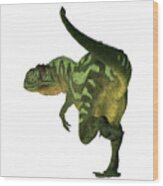 Yangchuanosaurus Dinosaur Tail Wood Print