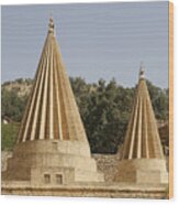 Yazidi Temple Rooftop Wood Print