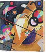 Yellow Point By Wassily Kandinsky 1924 Wood Print