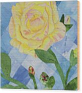 Yellow Rose Of Texas 3 Wood Print
