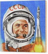 Yuri Gagarin - Vostok I - 12 April 1961 Wood Print