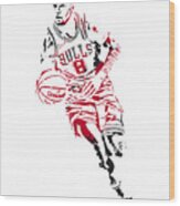 Zach Lavine Chicago Bulls Strokes Pixel Art 1 Onesie by Joe Hamilton -  Pixels