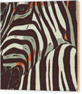 Zebras Wood Print